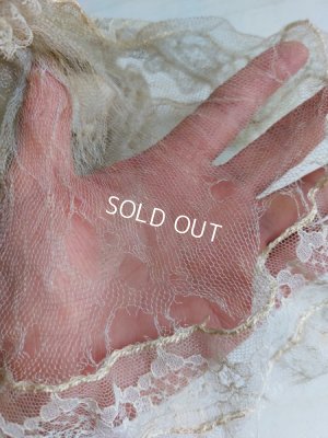 画像2: アンティークレースドール天蓋ベッド