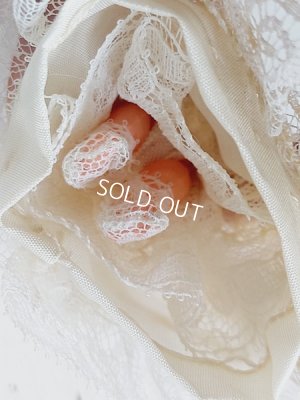 画像3: アンティークレースドール天蓋ベッド