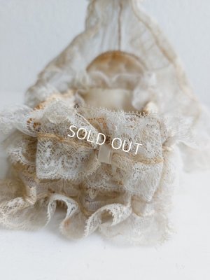 画像12: アンティークレースドール天蓋ベッド