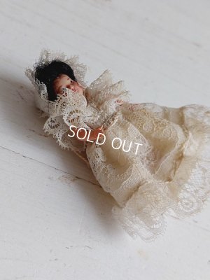 画像13: アンティークレースドール天蓋ベッド