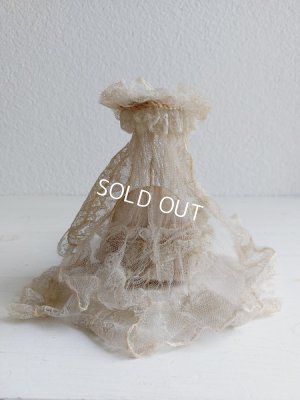 画像15: アンティークレースドール天蓋ベッド