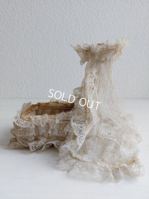 画像16: アンティークレースドール天蓋ベッド