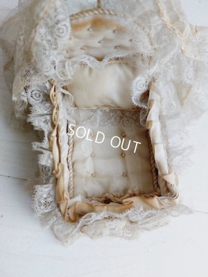 画像17: アンティークレースドール天蓋ベッド