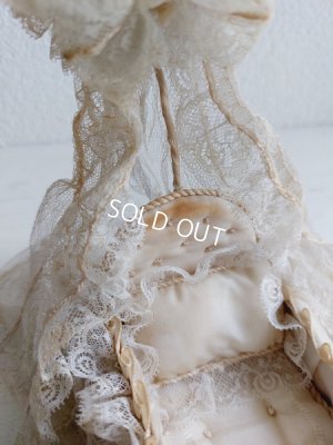 画像18: アンティークレースドール天蓋ベッド