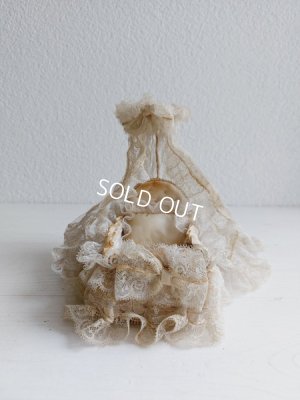 画像21: アンティークレースドール天蓋ベッド