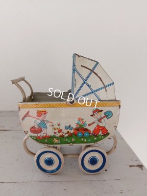 画像8: アンティークドールバギー