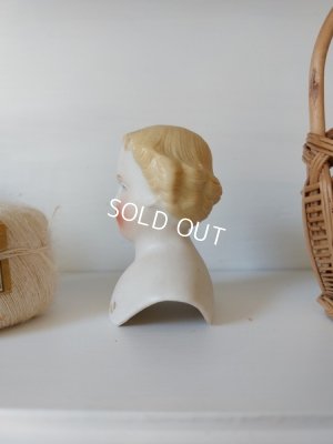 画像7: アンティークブロンドチャイナヘッドドール