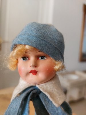 画像2: アンティークドールヘッドスタンド