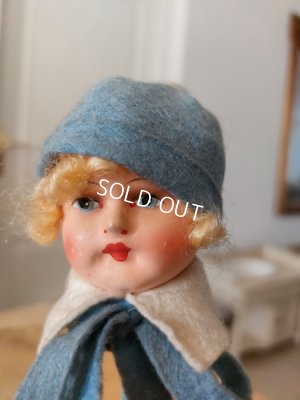 画像2: アンティークドールヘッドスタンド