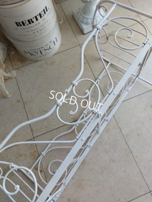 画像2: アンティークアイアン製ドールベッド