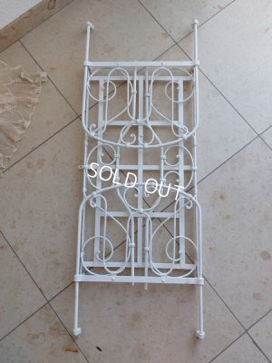 画像15: アンティークアイアン製ドールベッド