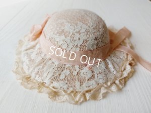 画像18: アンティークレースドールドレス&ボネ