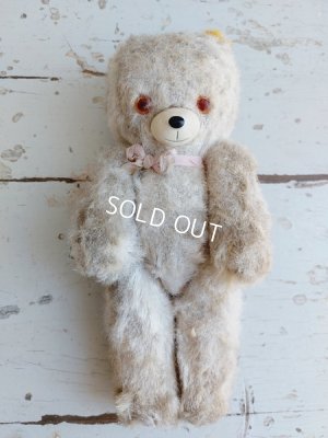 画像6: アンティーク小さなホワイトテディベア