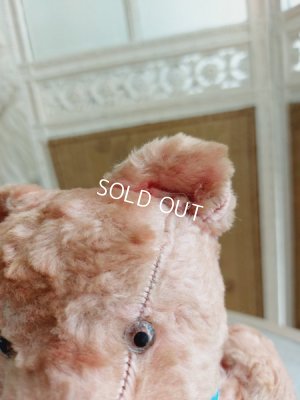 画像6: アンティークフレンチピンクテディベア