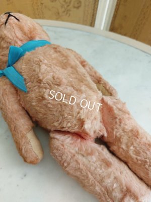 画像16: アンティークフレンチピンクテディベア