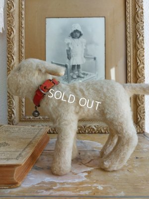 画像14: アンティークひつじのぬいぐるみ