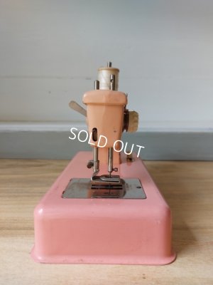 フランス　アンティーク　可愛い　トイ　ミシン　メタル　ピンク フランス アンティーク 可愛い トイ ミシン メタル ピンク