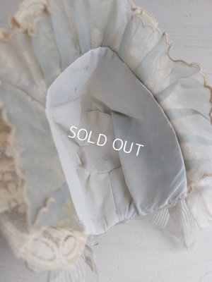 画像21: アンティークレースドールドレス&ボネ