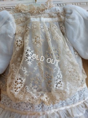 画像3: アンティークレースドールドレス&ボネ