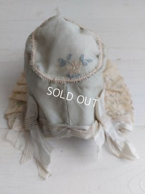 画像20: アンティークレースドールドレス&ボネ