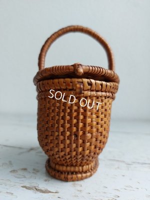 画像10: アンティークドールバスケット　