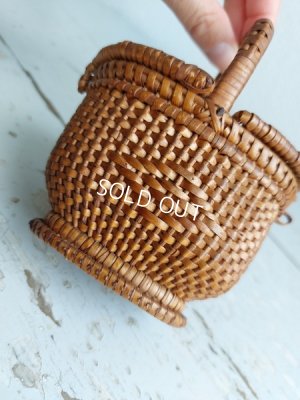 画像2: アンティークドールバスケット　