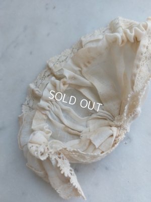 画像10: アンティーク小さなドール用ドレスとボネ