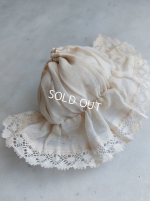 画像11: アンティーク小さなドール用ドレスとボネ