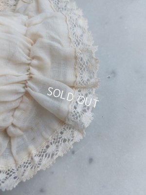 画像12: アンティーク小さなドール用ドレスとボネ