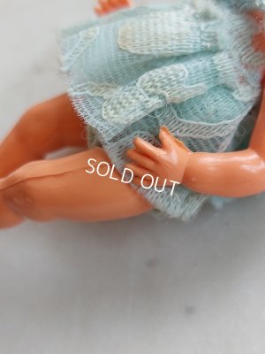 画像22: アンティークセルロイドドール付天蓋ドールベッド