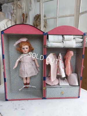 画像2: アンティークフレンチドールプレゼンテーションボックス