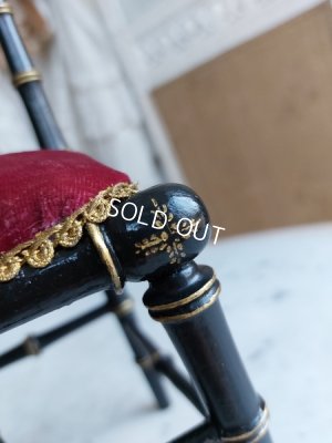 画像2: アンティークナポレオン三世スタイルドールチェア