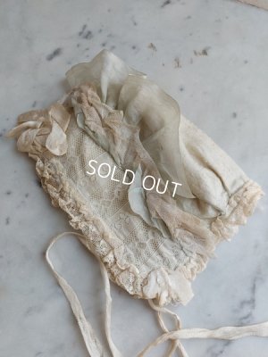 画像6: アンティークレースドールドレス＆ボンネット