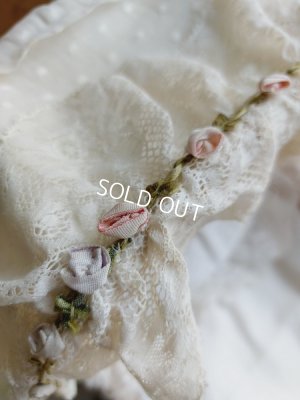 画像3: アンティークレースロココ装飾ドールベッド