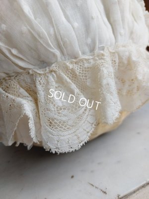 画像11: アンティークレースロココ装飾ドールベッド