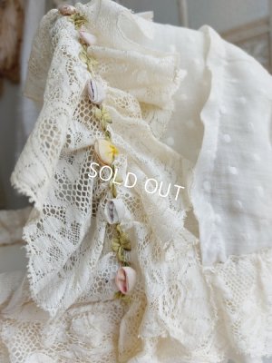 画像5: アンティークレースロココ装飾ドールベッド