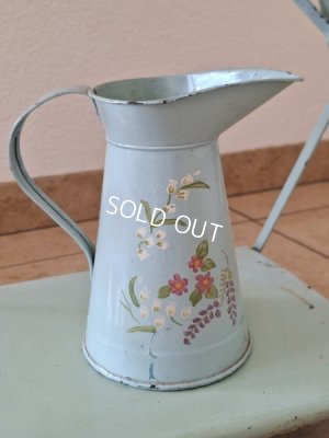 画像2: アンティークブリキウォッシュタブテーブルセット