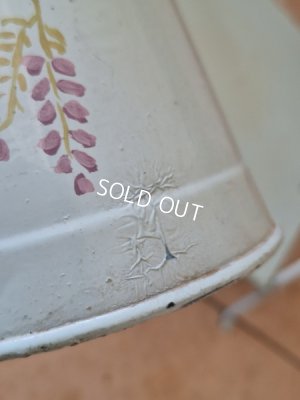 画像6: アンティークブリキウォッシュタブテーブルセット