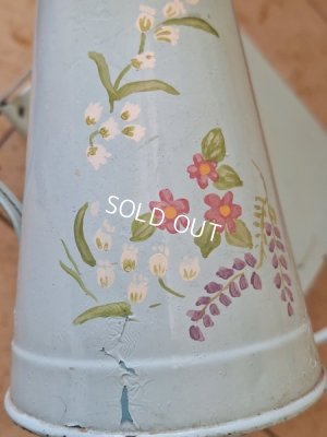 画像9: アンティークブリキウォッシュタブテーブルセット