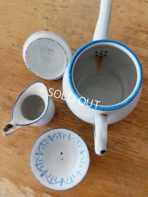 画像8: アンティークホーローおままごとティーセット