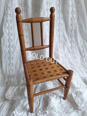画像9: アンティーク小さなドールチェア