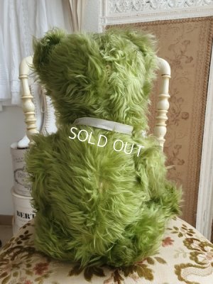 画像9: アンティークグリーンテディベア