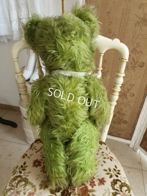 画像11: アンティークグリーンテディベア