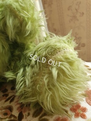 画像18: アンティークグリーンテディベア