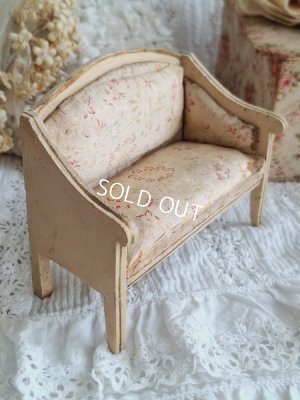 画像4: アンティークドールソファ