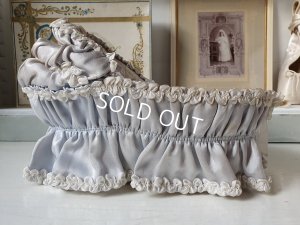 画像6: アンティークドールベッド