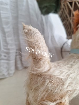 画像14: アンティーク車輪付きワンちゃん