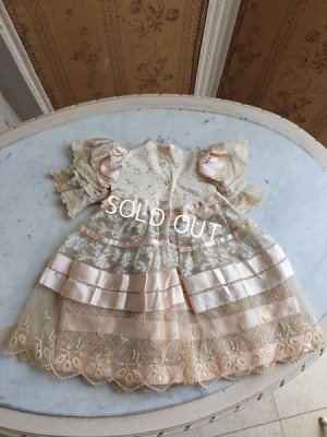画像2: アンティークレースドールドレス＆ボネ