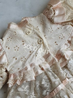 画像5: アンティークレースドールドレス＆ボネ