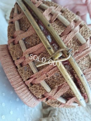 画像6: アンティークたまご型ドールバスケット